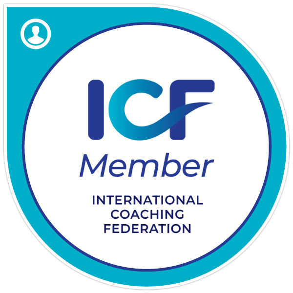 A circle with the words icf member in it.