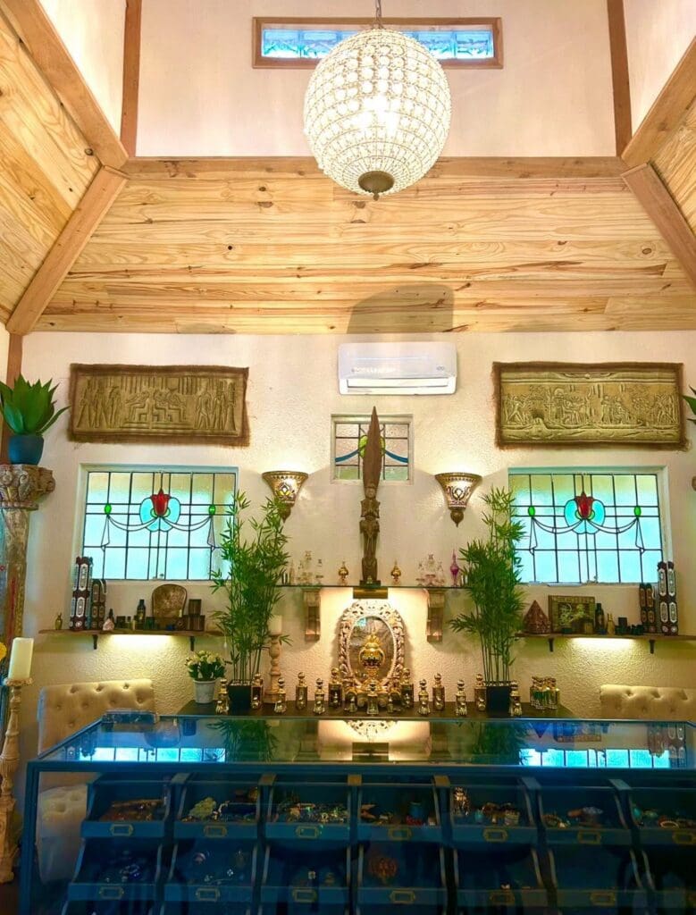House of Essence™ is an Egyptian-inspired perfume house and aromatic sanctuary at Golden Hill.