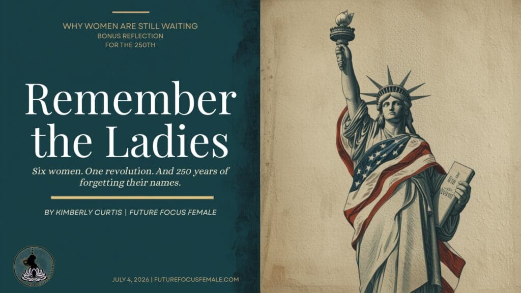 Poster "Remember the Ladies" with Statue of Liberty