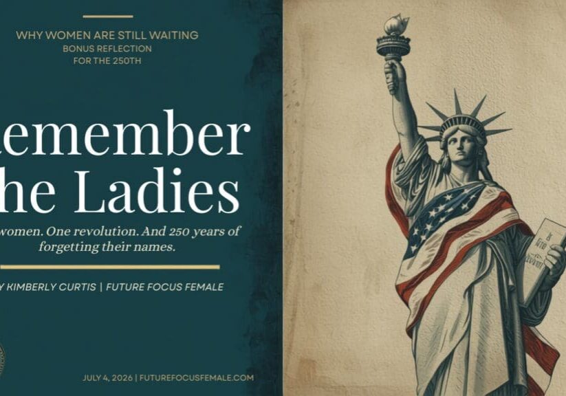 Poster "Remember the Ladies" with Statue of Liberty
